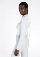 Contrast Long Sleeve Base Layer (Glacier/Lime)