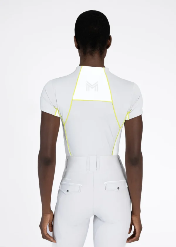 Contrast Short Sleeve Base Layer (Glacier/Lime) - Image 4