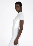 Contrast Short Sleeve Base Layer (Glacier/Lime)