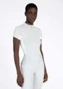 Contrast Short Sleeve Base Layer (Glacier/Lime)