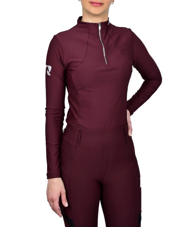 BURGUNDY TOP - RACTIVE